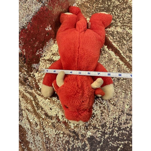 Ty Beanie Baby Snort The Red Bull 15” 1998 Retired P7 - Picture 6 of 6